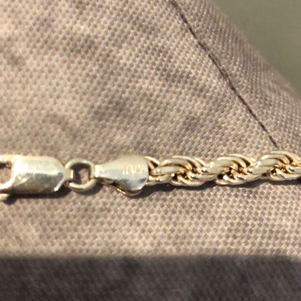 Silver Rope Necklace - Picture 7 of 7